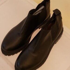 Portuguese Leather Black Boots